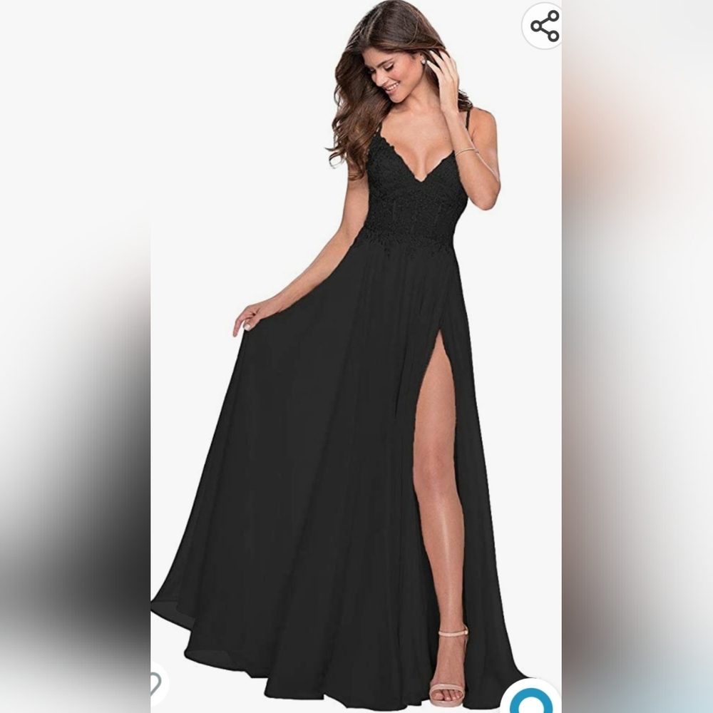 Formal Plus Size Black Dress